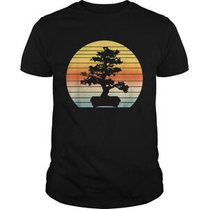 Bonsai Tree  Japanese Bonsai Tree Sunset Shirt